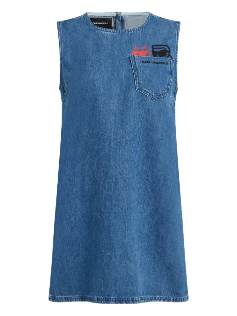 Karl Lagerfeld vestido de mezclilla Ikon Duo