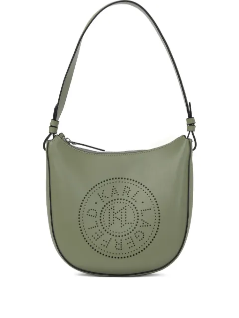Karl Lagerfeld bolsa de hombro con logo de perforaciones