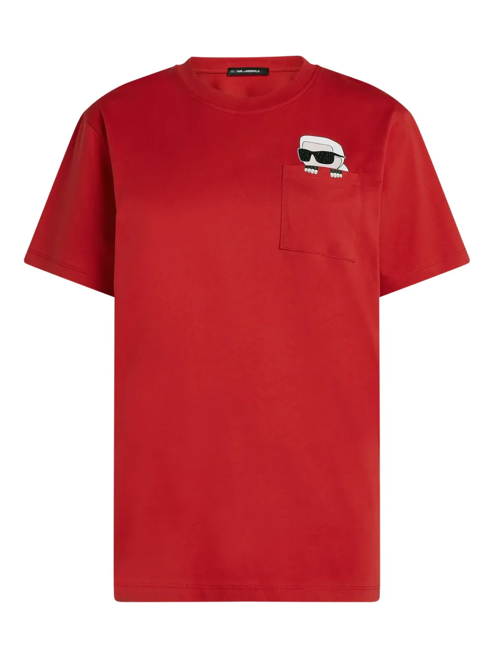 Karl Lagerfeld playera Ikon | rojo | Image 1