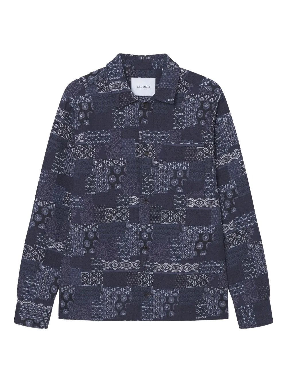 Les Deux Hemd mit Print | Blau | Image 1