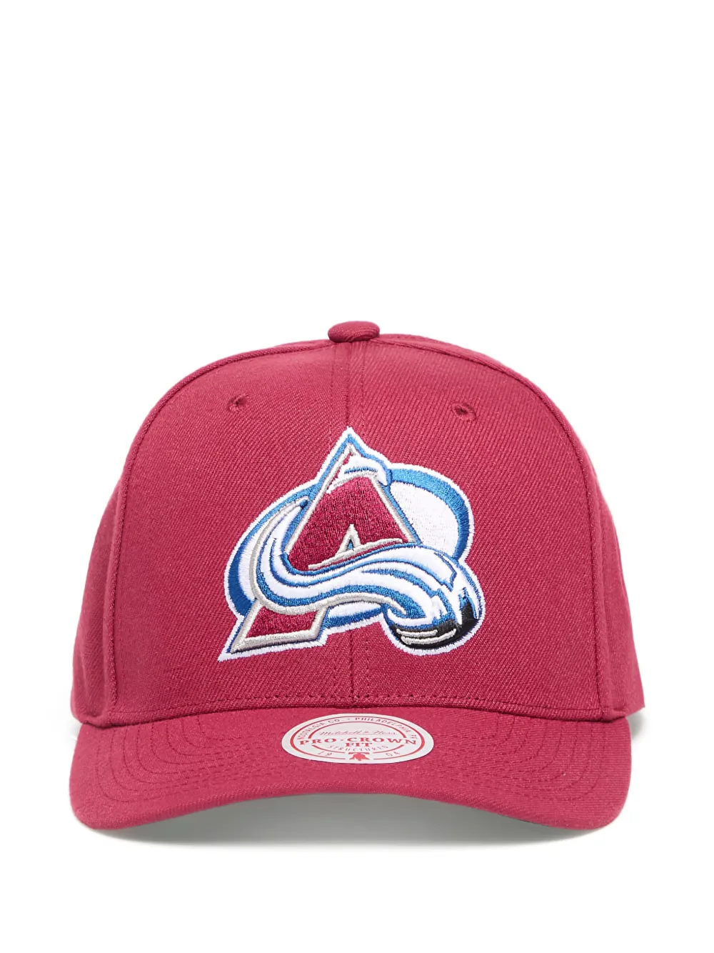 Mitchell & Ness Boné de algodão com logo bordado | Vermelho | Image 1