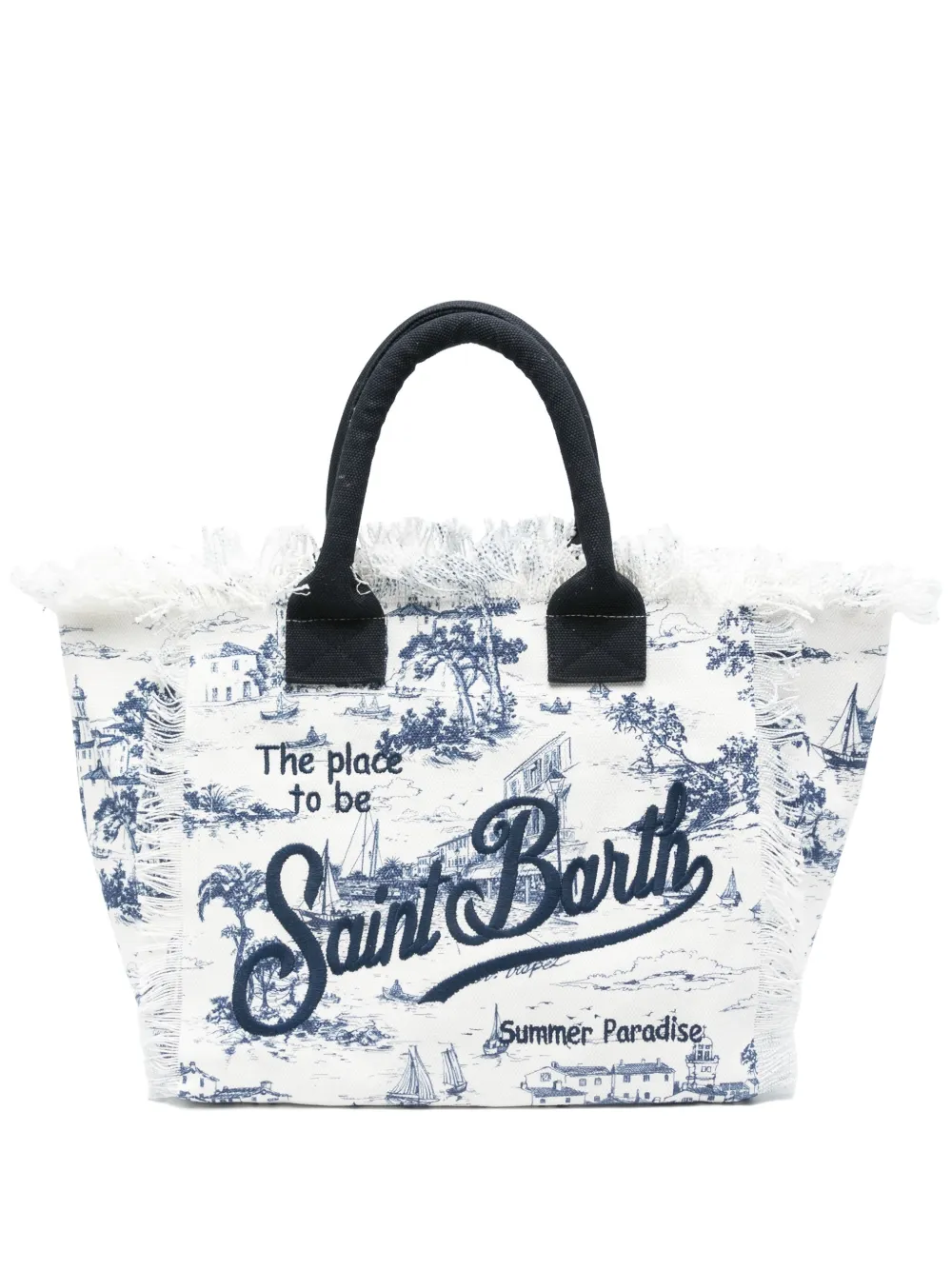 MC2 Saint Barth Vanity tote bag - ホワイト MC2 Saint Barth Vanity tote bag - ホワイト