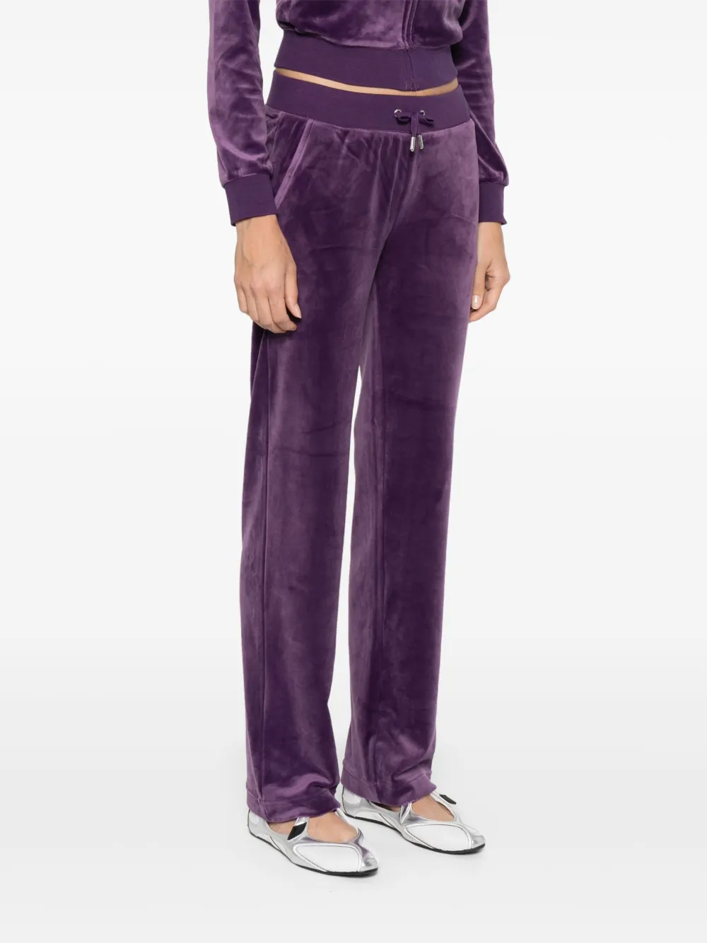 Juicy Couture Fluwelen trainingsbroek Paars