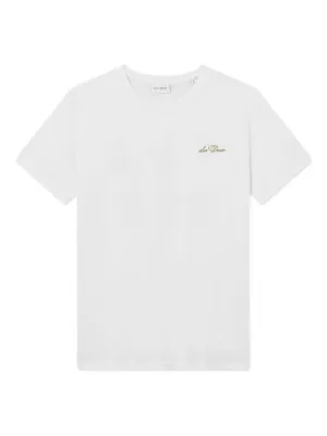 Maison Labiche croissant-embroidered T-shirt | White | FARFETCH