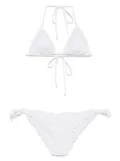 MC2 Saint Barth triangle-cup bikini set - White