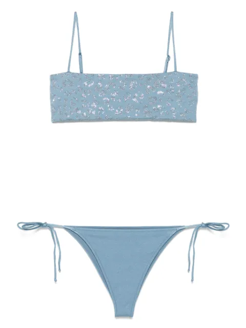 MC2 Saint Barth rhinestone-embellished bikini set