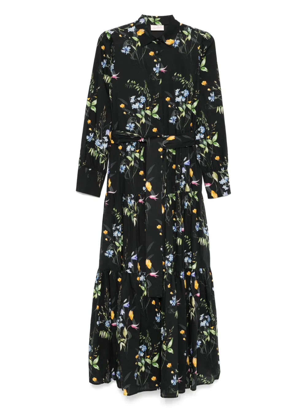 MC2 Saint Barth cotton midi dress - ブラック MC2 Saint Barth cotton midi dress - ブラック