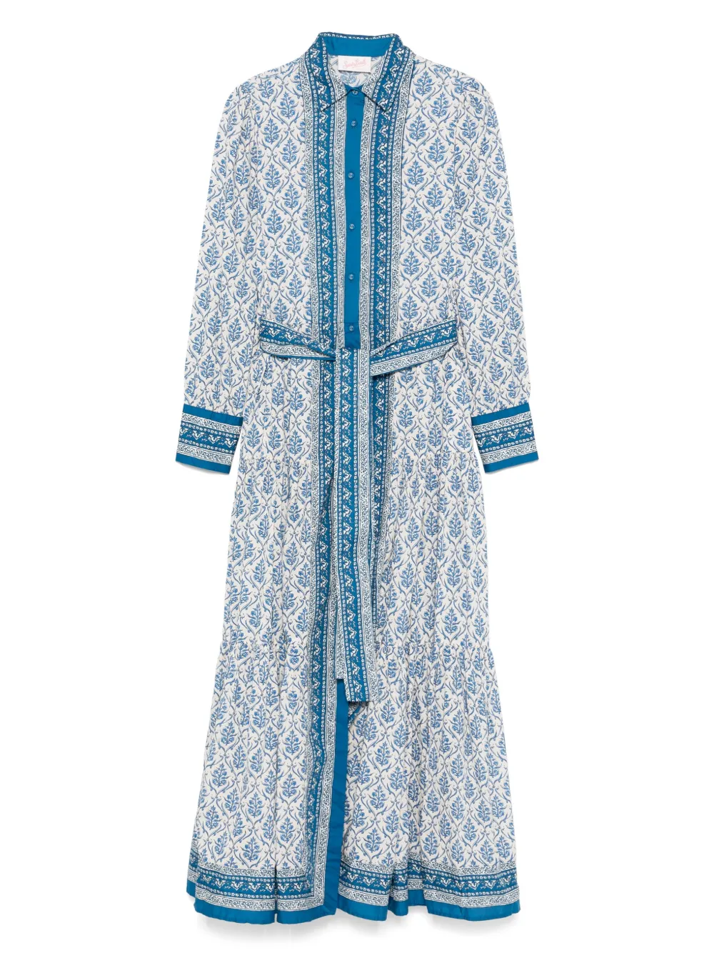 MC2 Saint Barth cotton maxi dress - ブルー MC2 Saint Barth cotton maxi dress - ブルー