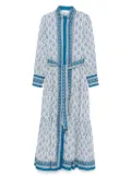 MC2 Saint Barth cotton maxi dress - Blue