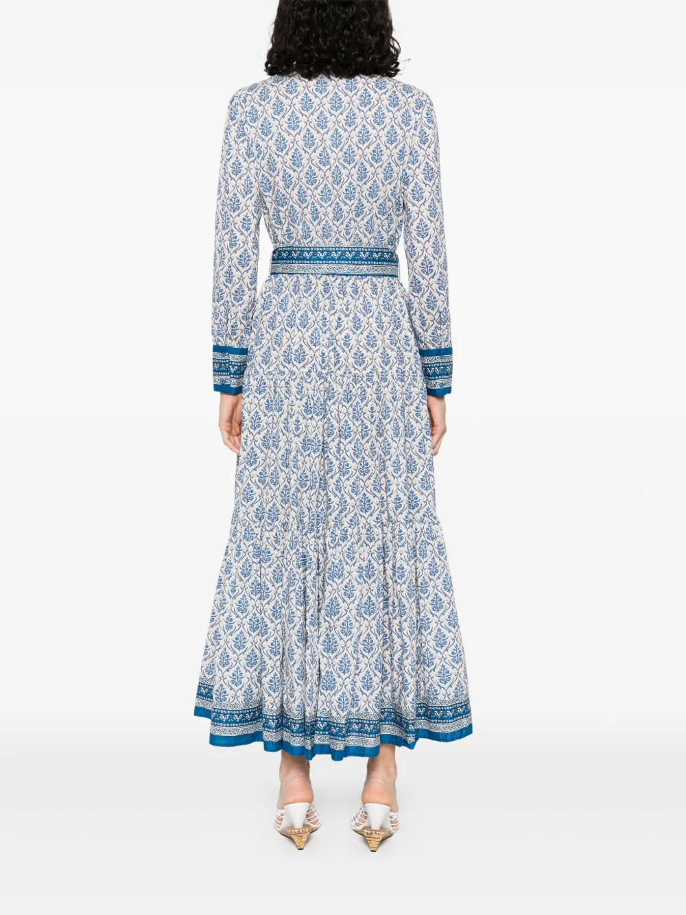 MC2 Saint Barth Katoenen maxi-jurk Blauw