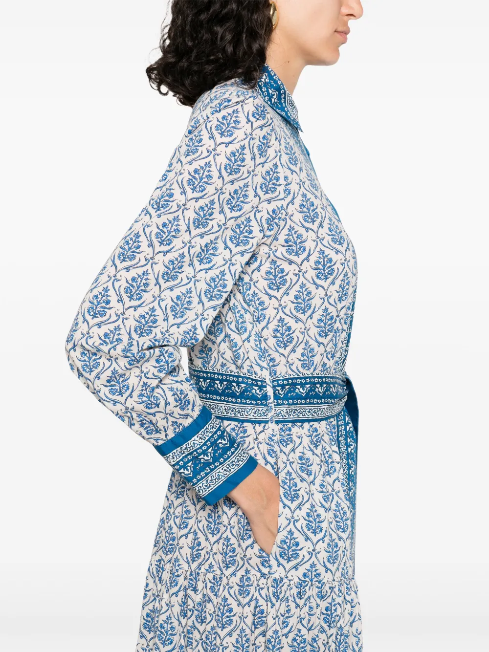 MC2 Saint Barth Katoenen maxi-jurk Blauw