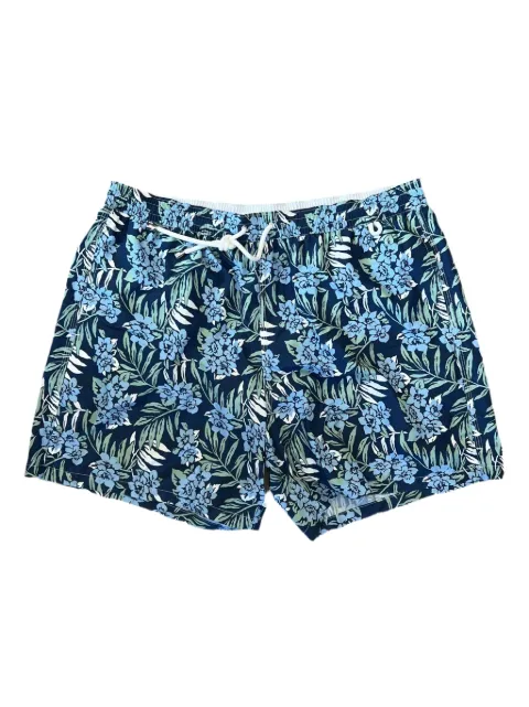 Isaia shorts de playa con estampado floral