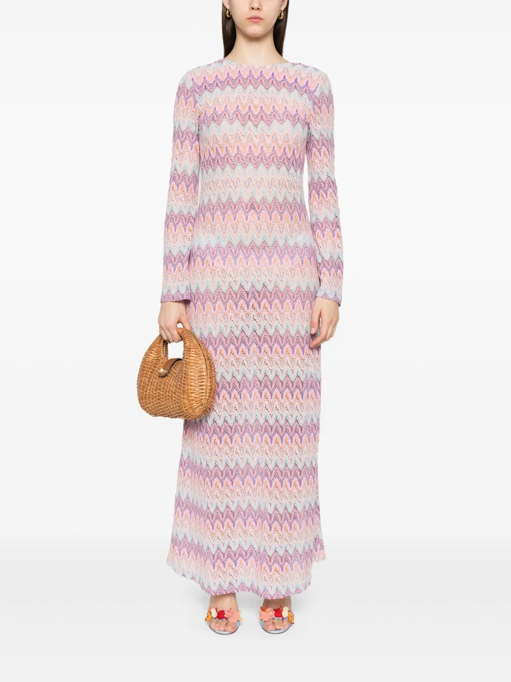 MC2 Saint Barth Venera maxi-jurk - Roze