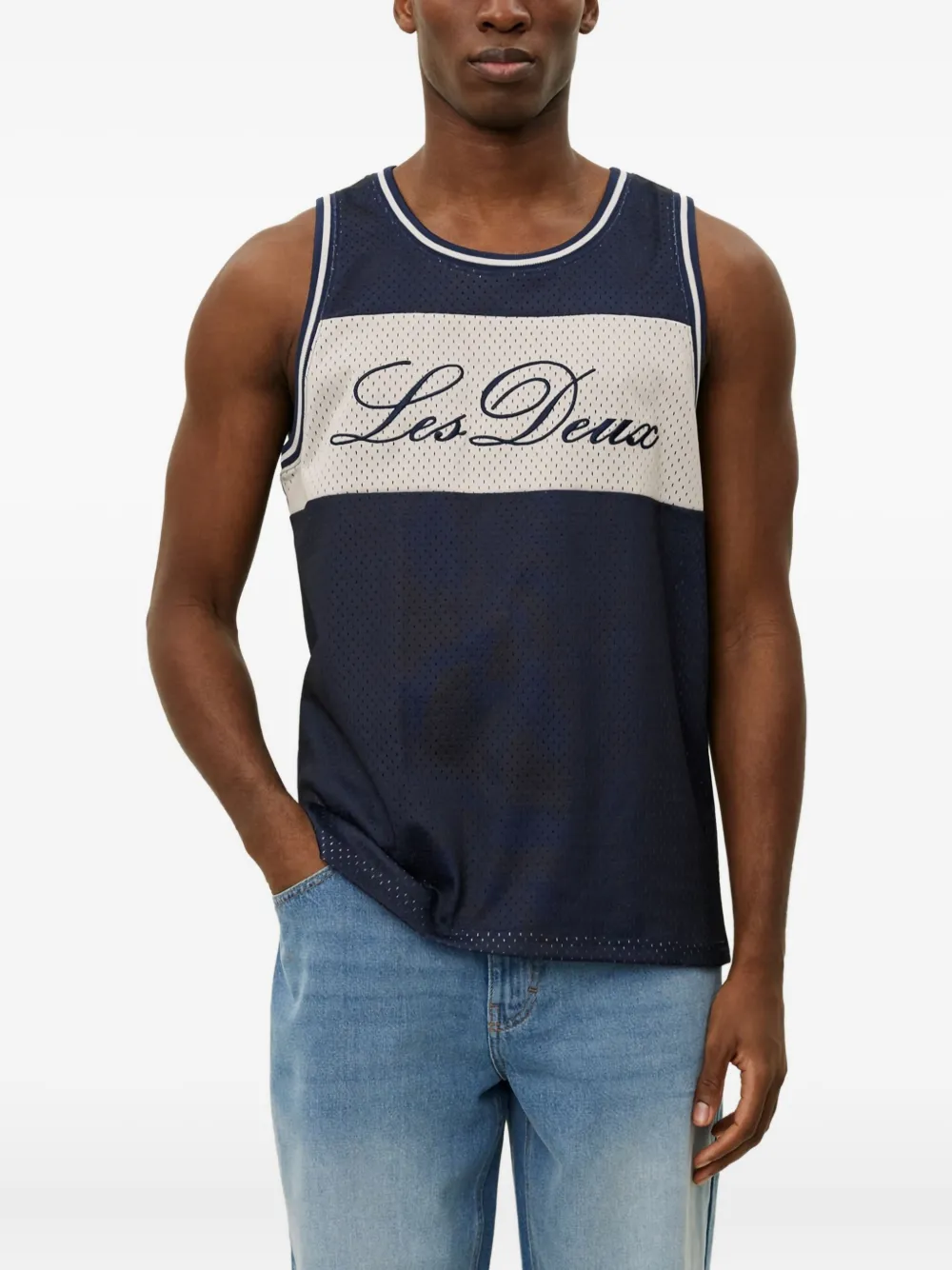 Les Deux logo-embroidered tank top | Vests & Tank Tops | Image 2