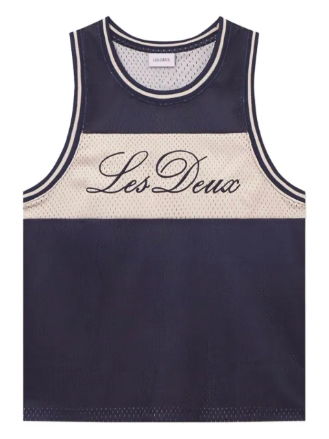 Les Deux logo-embroidered tank top