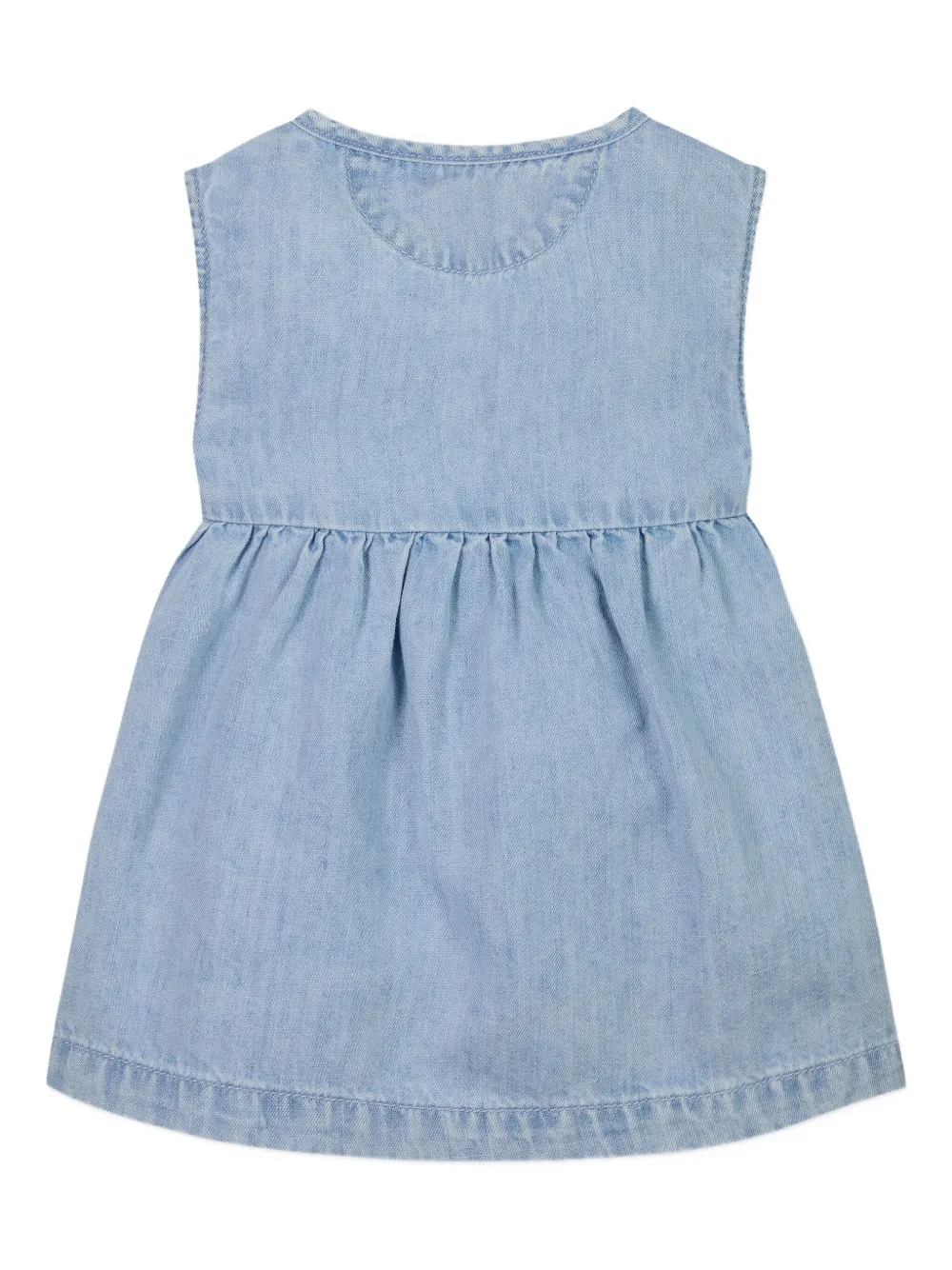 Calvin Klein Kids Jurk met geborduurd logo Blauw