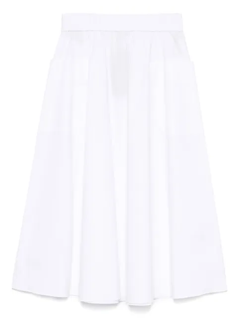 Luisa Cerano gabardine midi skirt