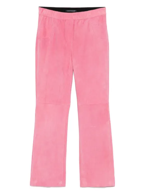 Luisa Cerano suede trousers
