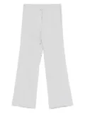 Luisa Cerano linen-blend trousers - Grey