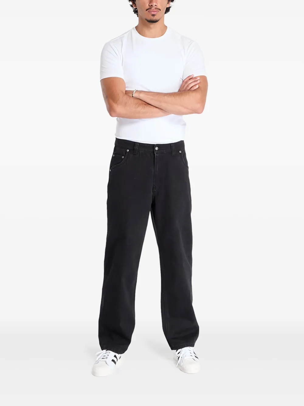 Dime relaxed-fit jeans - Zwart