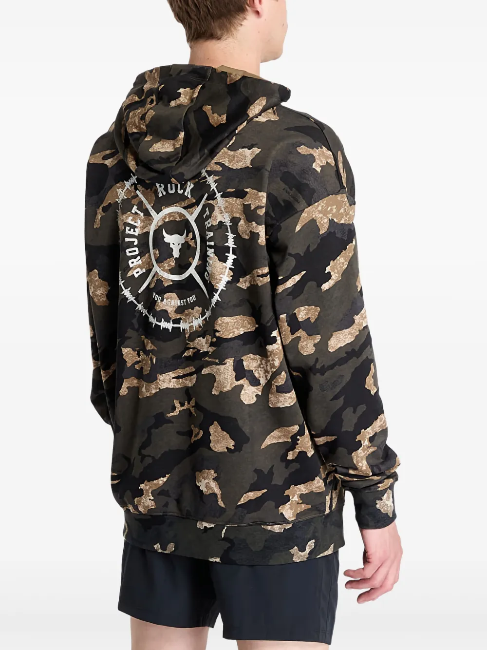 Under Armour Project Rock camo-print hoodie | Hoodies | Image 2