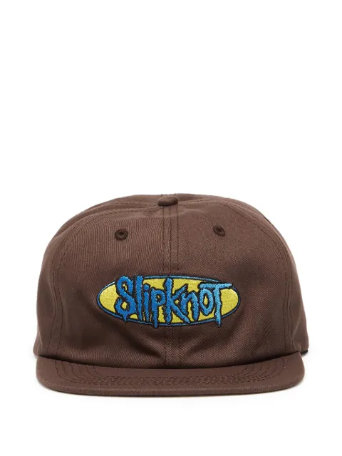 Pleasures x Slipknot logo-embroidered cap