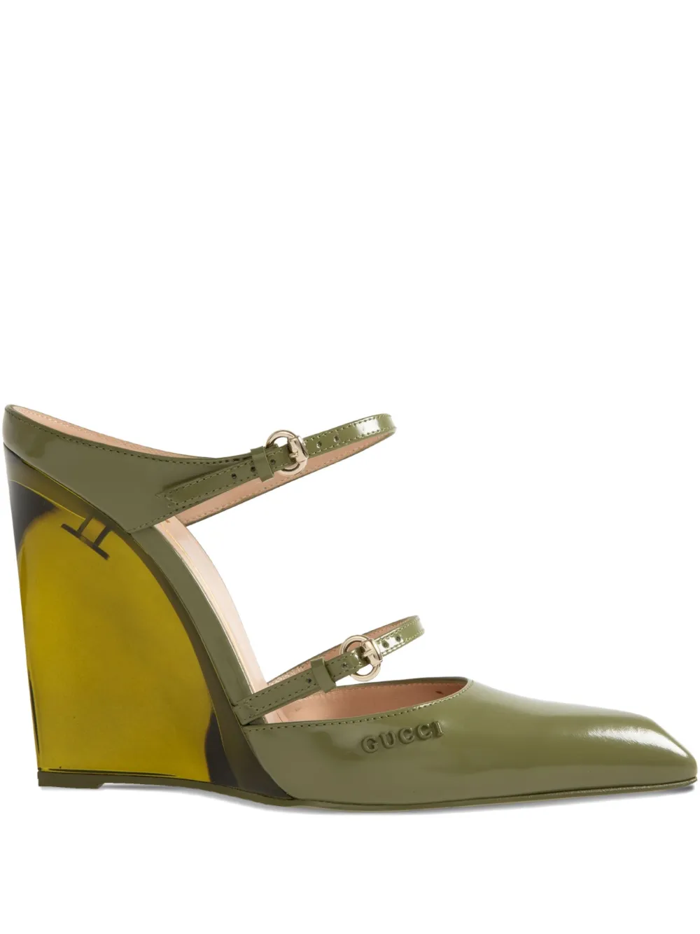 Gucci 110mm Wedge-heel Pumps