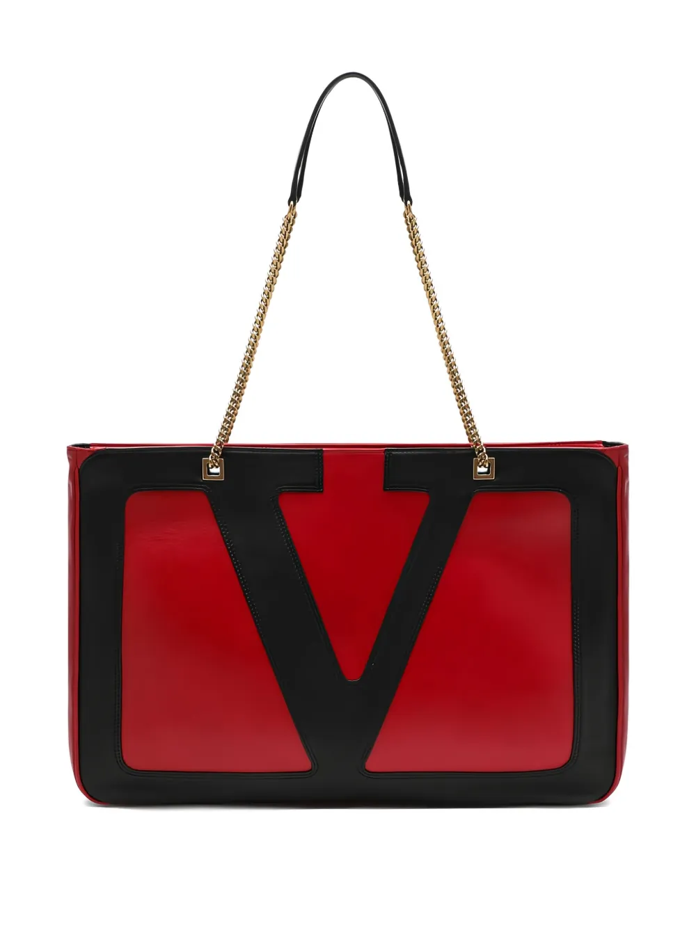 Valentino Garavani Medium Viva Superstar nappa leren shopper Rood