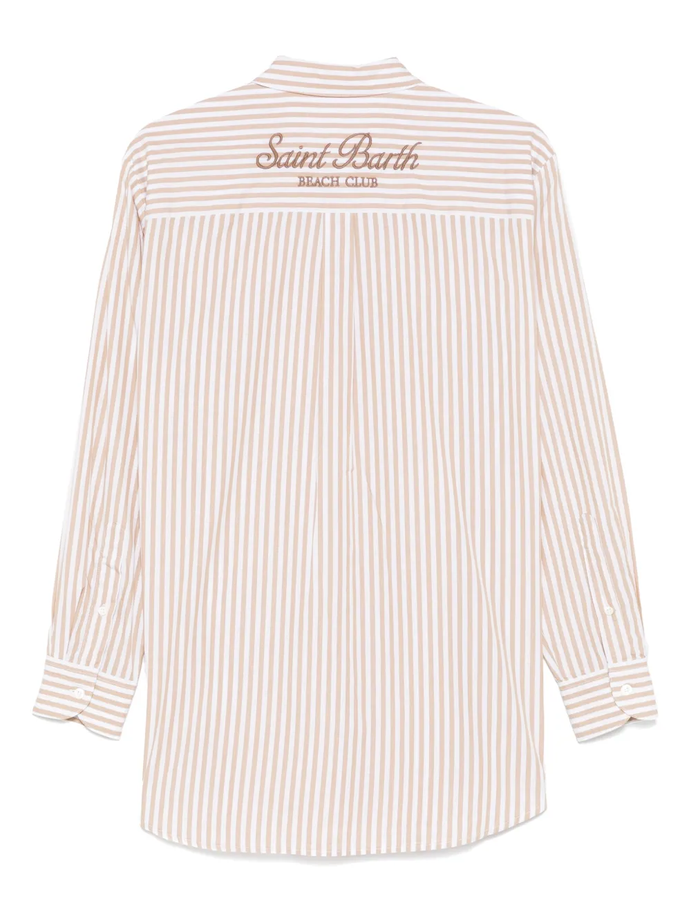 MC2 Saint Barth striped shirt - Beige