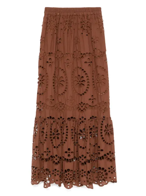 MC2 Saint Barth broderie-anglaise skirt