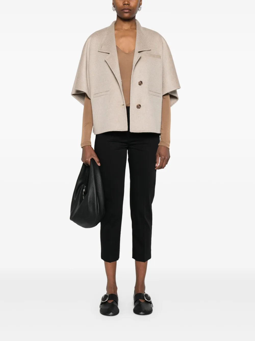Max Mara Zijden blouse - Bruin