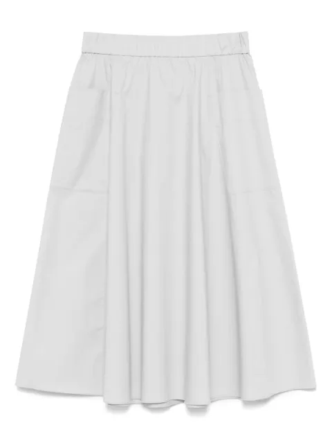 Luisa Cerano gabardine midi skirt