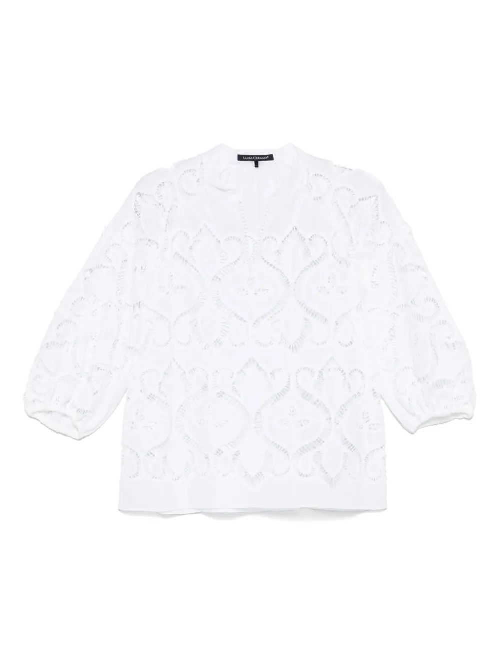 Luisa Cerano blusa de algodón | blanco | Image 1