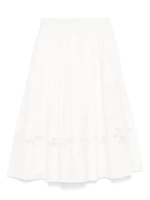 Luisa Cerano embroidered midi skirt