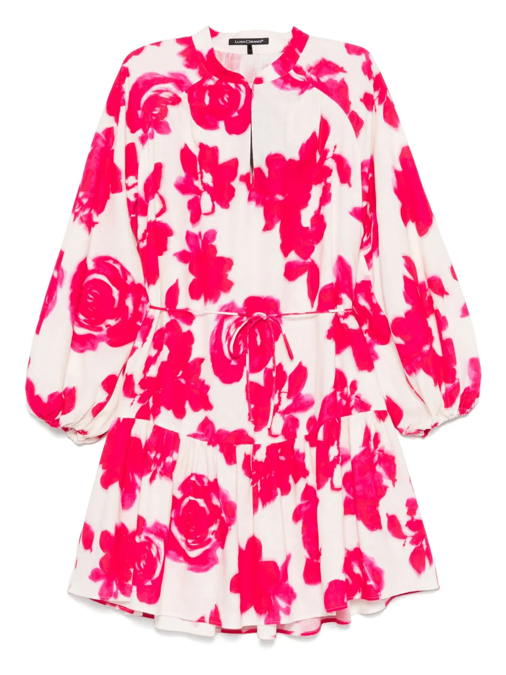 floral-print dress