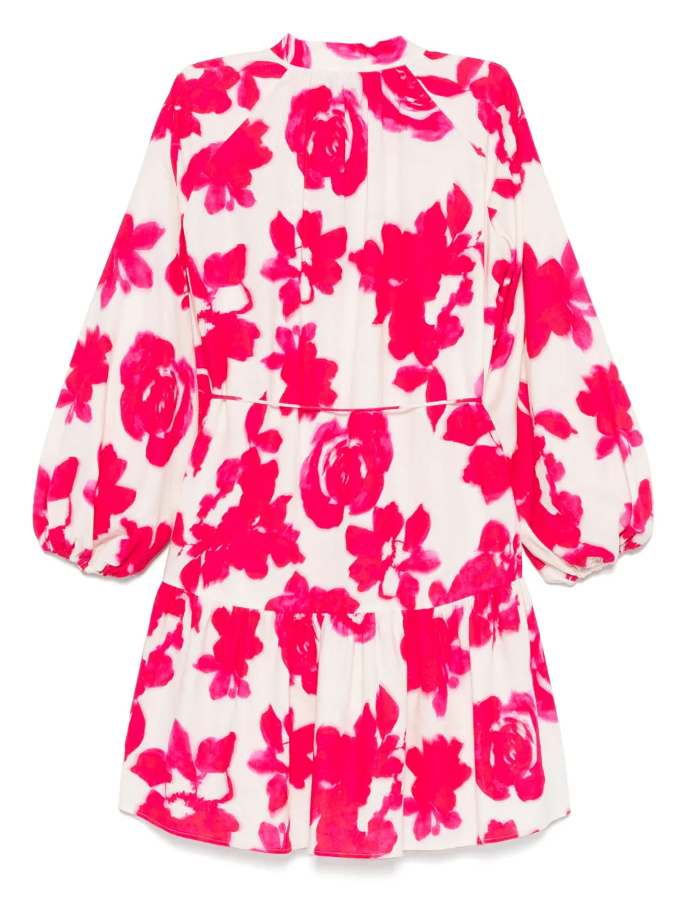 Luisa Cerano Jurk met bloemenprint - Roze