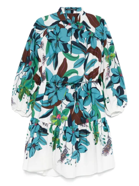 Luisa Cerano vestido con estampado floral