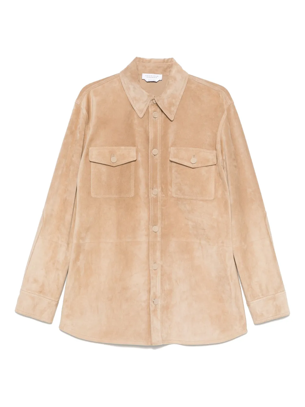 Gabriela Hearst leather shirt | Neutrals | Image 1