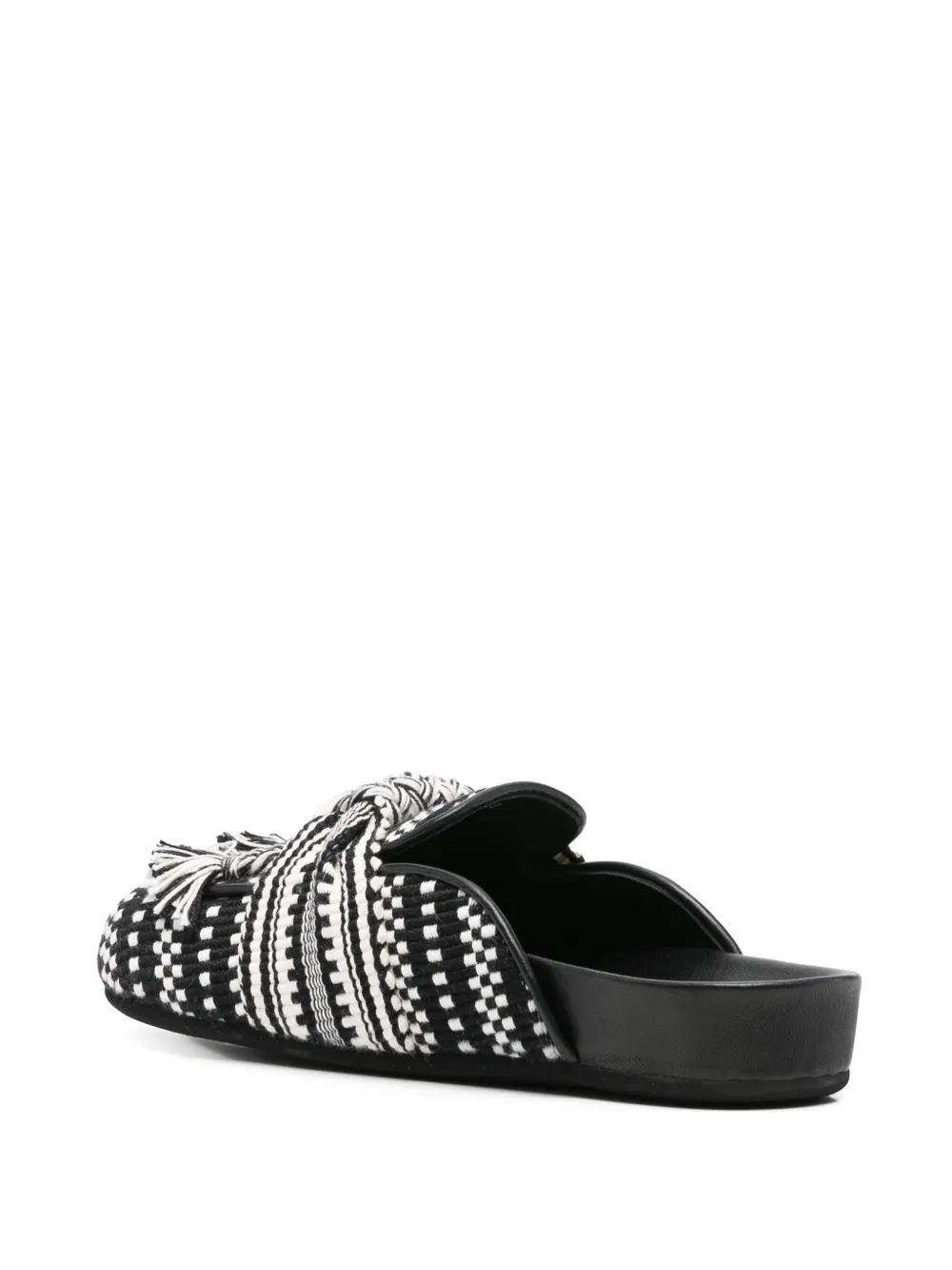 AMAMBAIH two-tone slippers Black