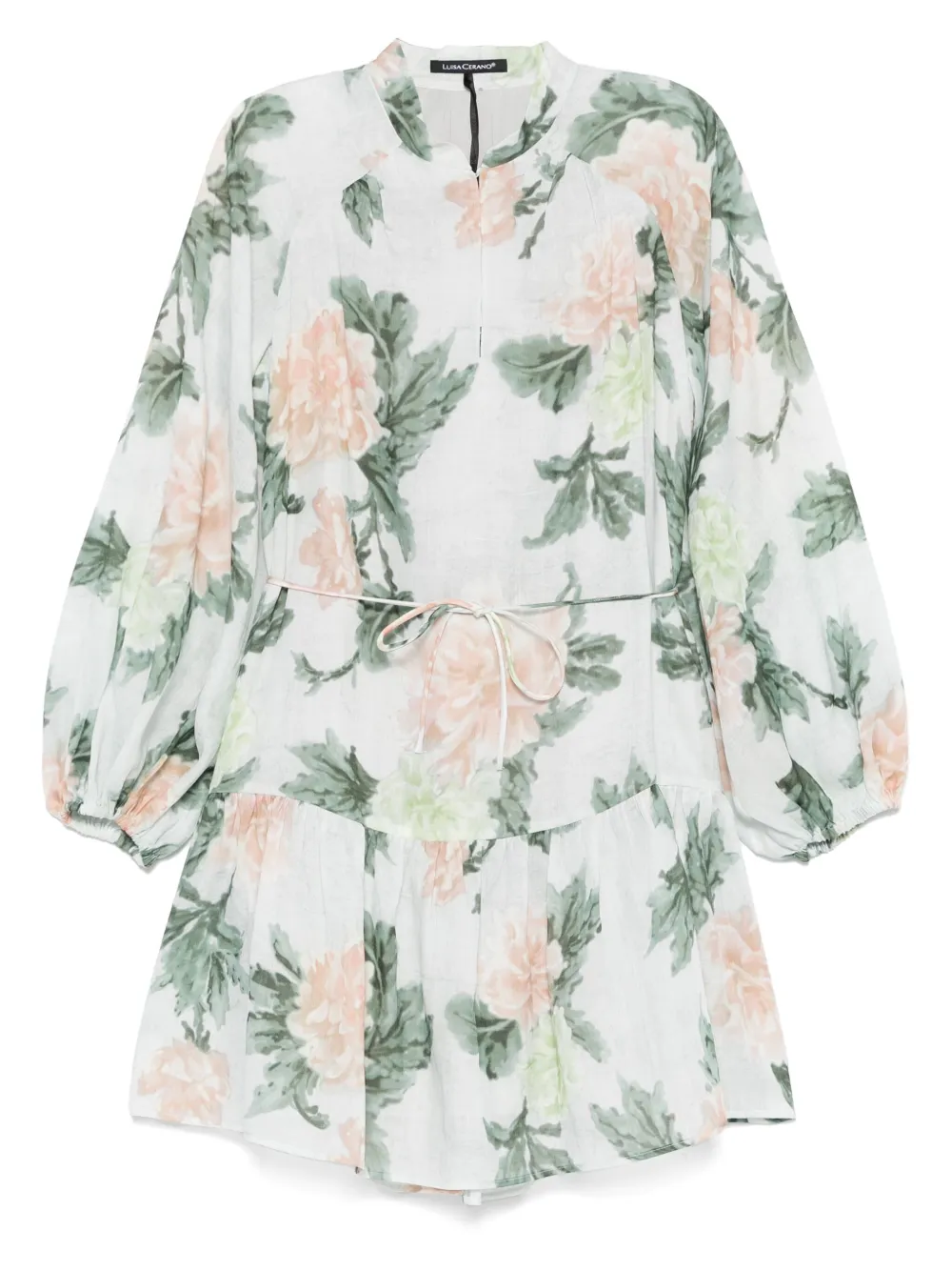 floral-print dress