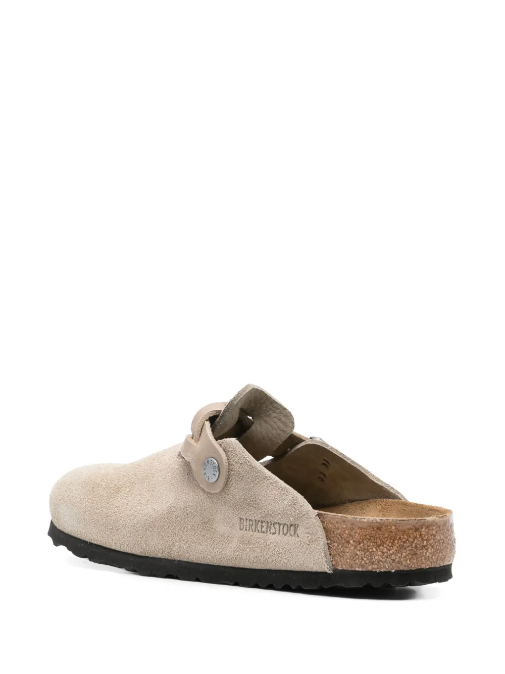 Birkenstock leather slippers Brown