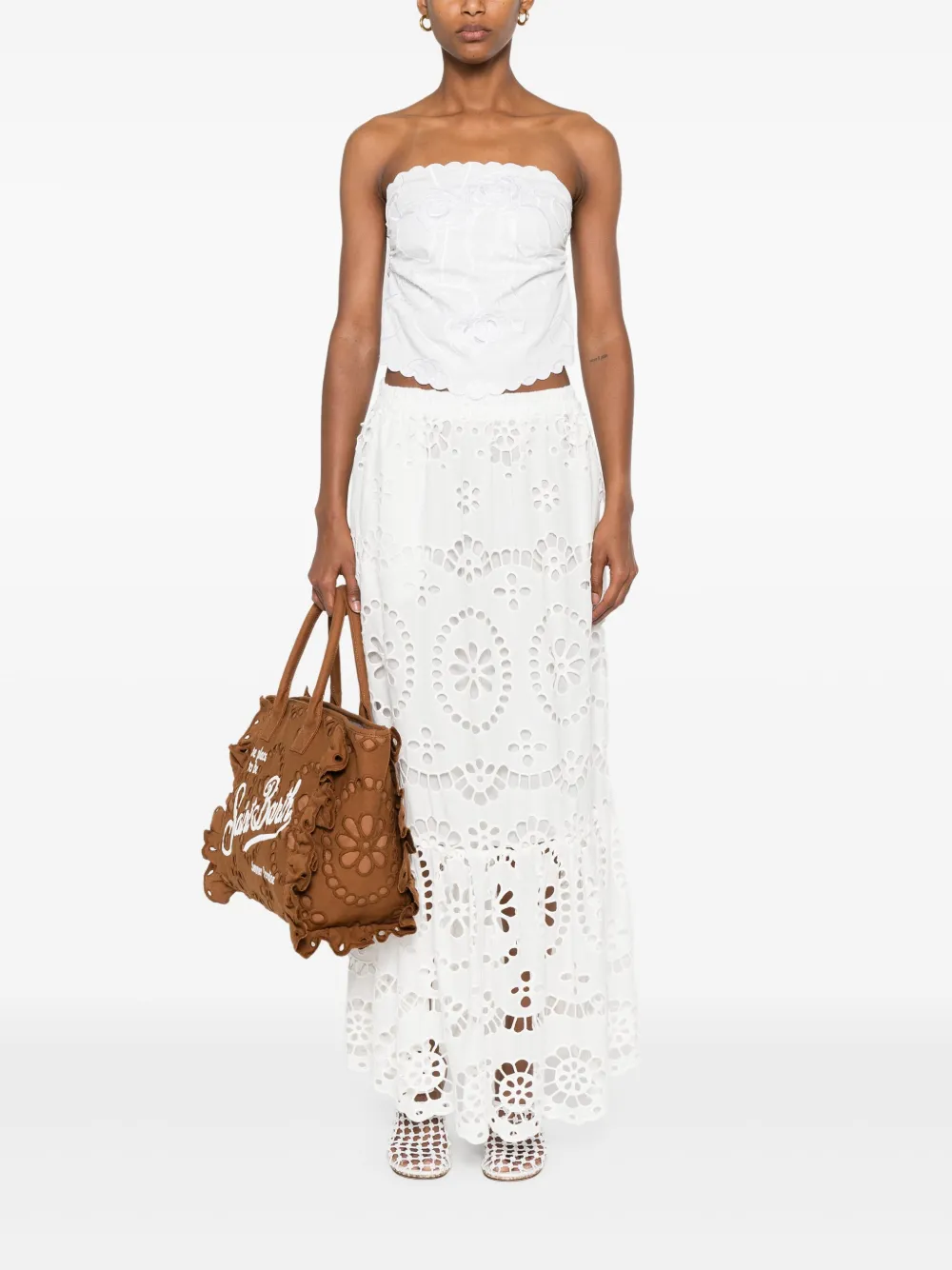 MC2 Saint Barth broderie-anglaise skirt | High-Waisted Skirts | Image 2