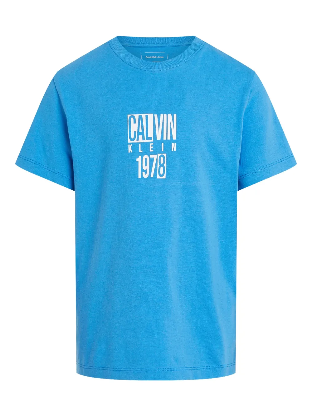 Calvin Klein Kids Katoenen T-shirt Blauw