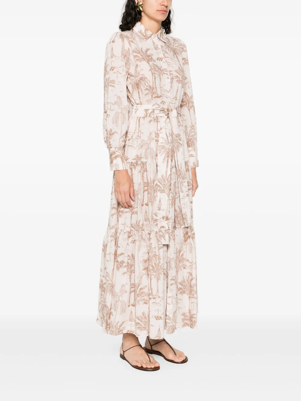 Shop Mc2 Saint Barth Cotton Maxi Dress