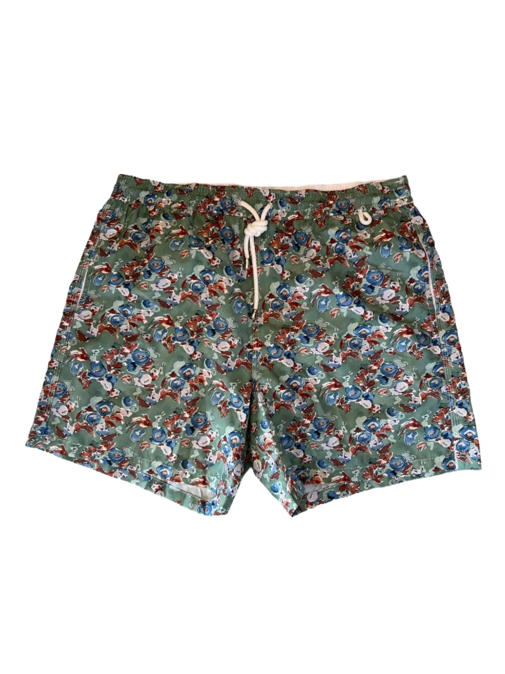 Isaia floral-pattern swim shorts | verde | Image 1