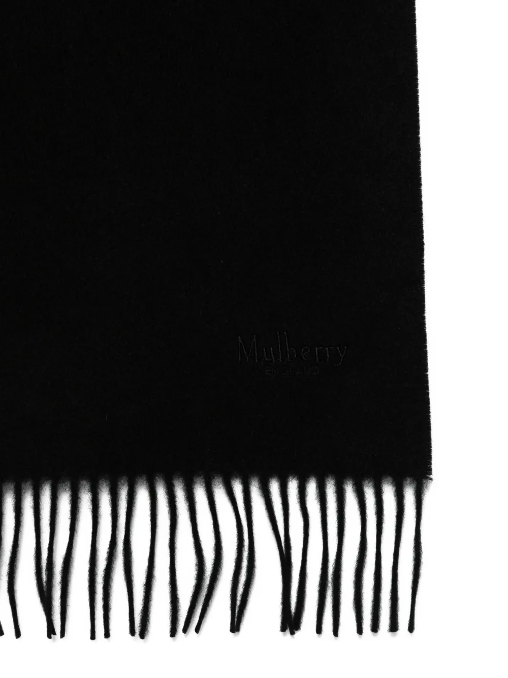 Mulberry Kasjmier sjaal Zwart