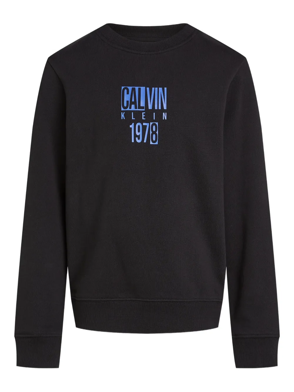 Calvin Klein Kids Sweater van katoen Zwart