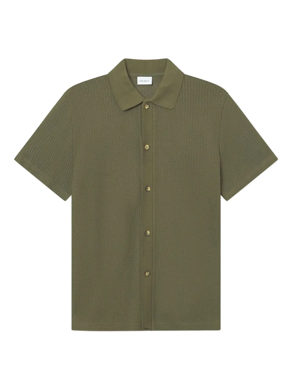 Les Deux cotton shirt | Green | Image 1