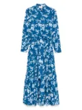 MC2 Saint Barth cotton maxi dress - Blue