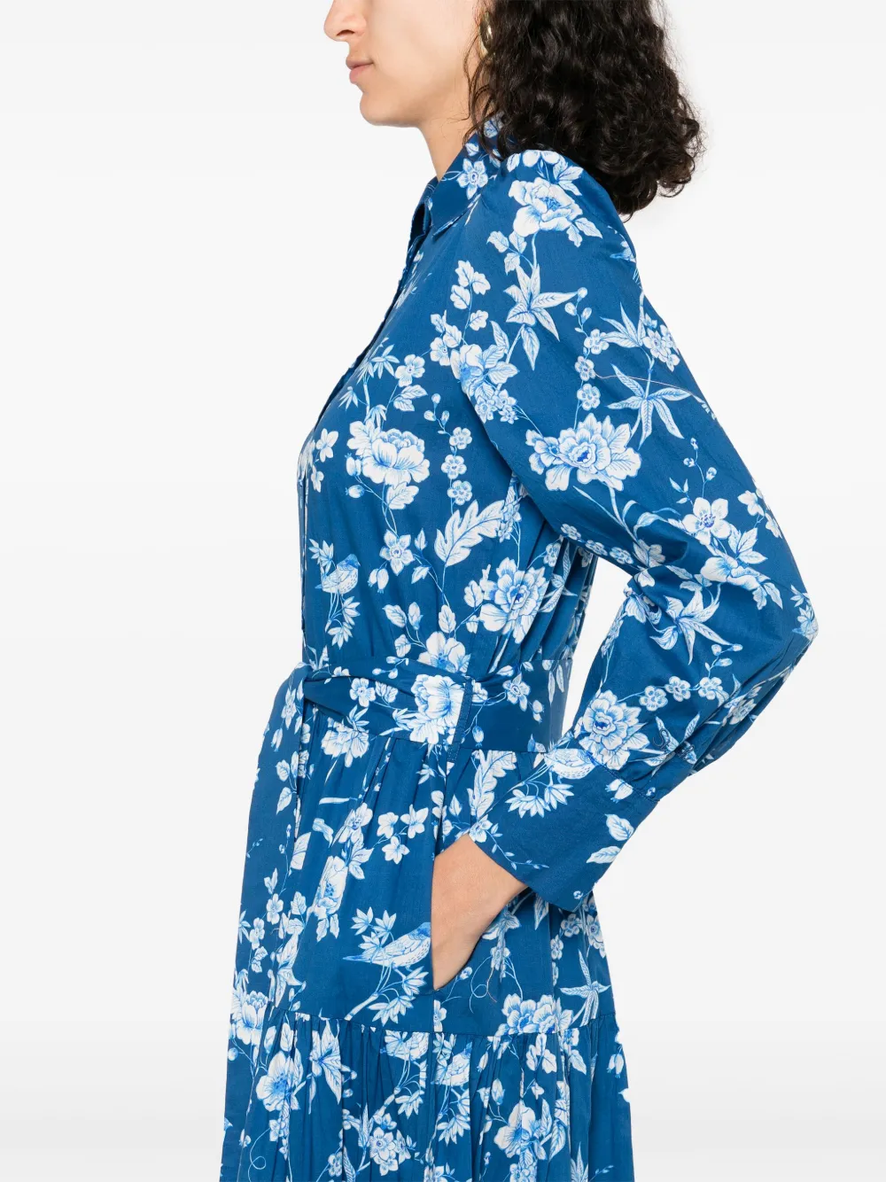 MC2 Saint Barth Katoenen maxi-jurk Blauw